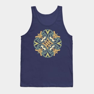 Celtic abstract ornament, knot design Tank Top